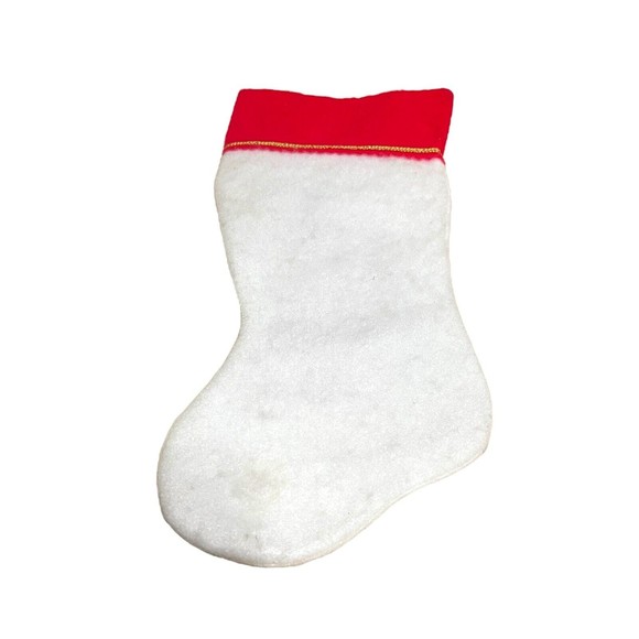 Vintage "PUPPY LOVE" DOG Christmas Stocking Felt SPANIEL Present 17" READ - Picture 4 of 4